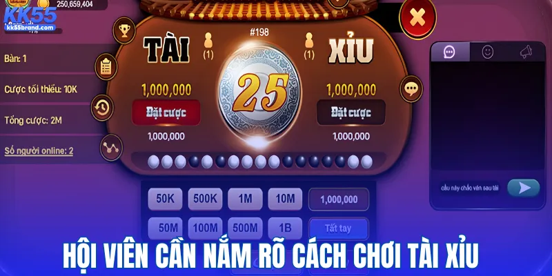 Hội viên cần nắm rõ cách chơi tài xỉu 